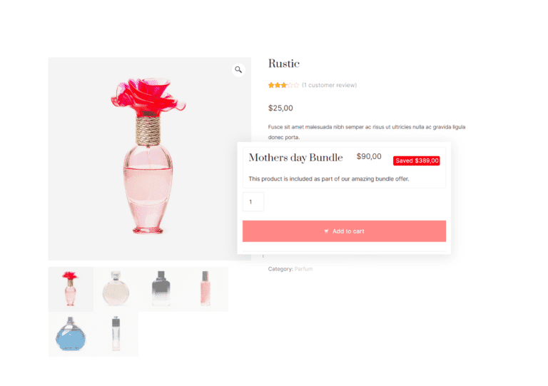 WooCommerece upsell